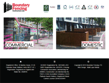 Tablet Screenshot of boundary-fencing.co.uk